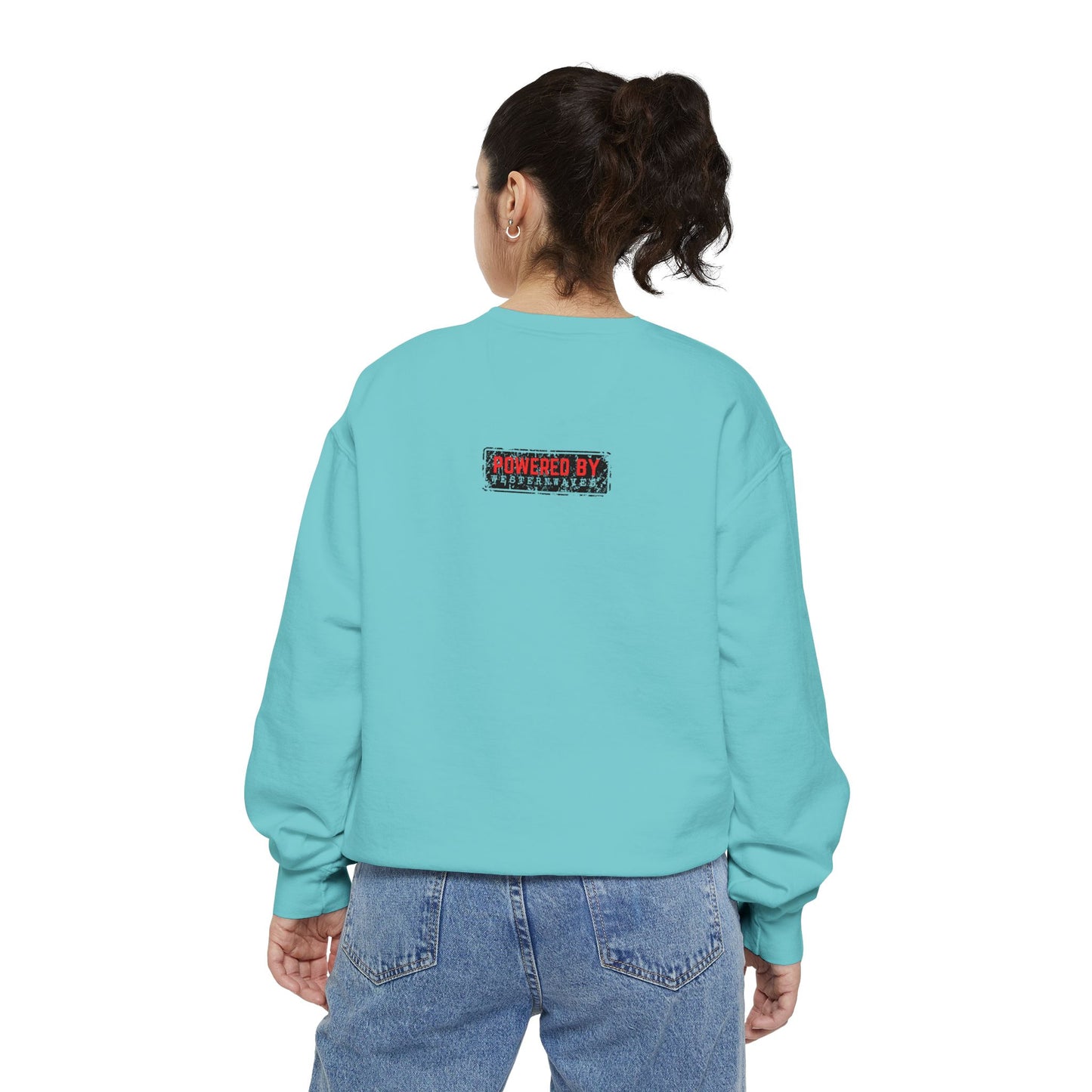 Motivational Unisex Garment-Dyed Sweatshirt, Cozy Pullover, Rise and Shine Apparel, Gift for Her, Inspirational Clothing