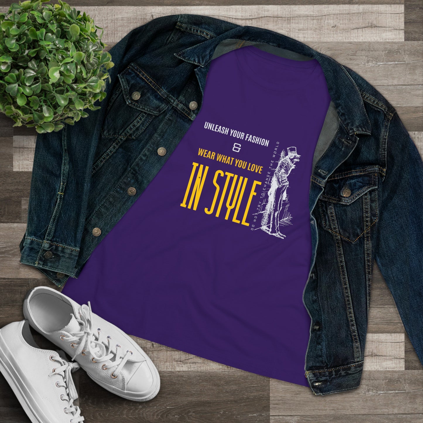 Women's Cotton Tee_ N2+ Series WCTEE PT2WW002_ Cozy Comfort Limited Edition by WesternWaves: