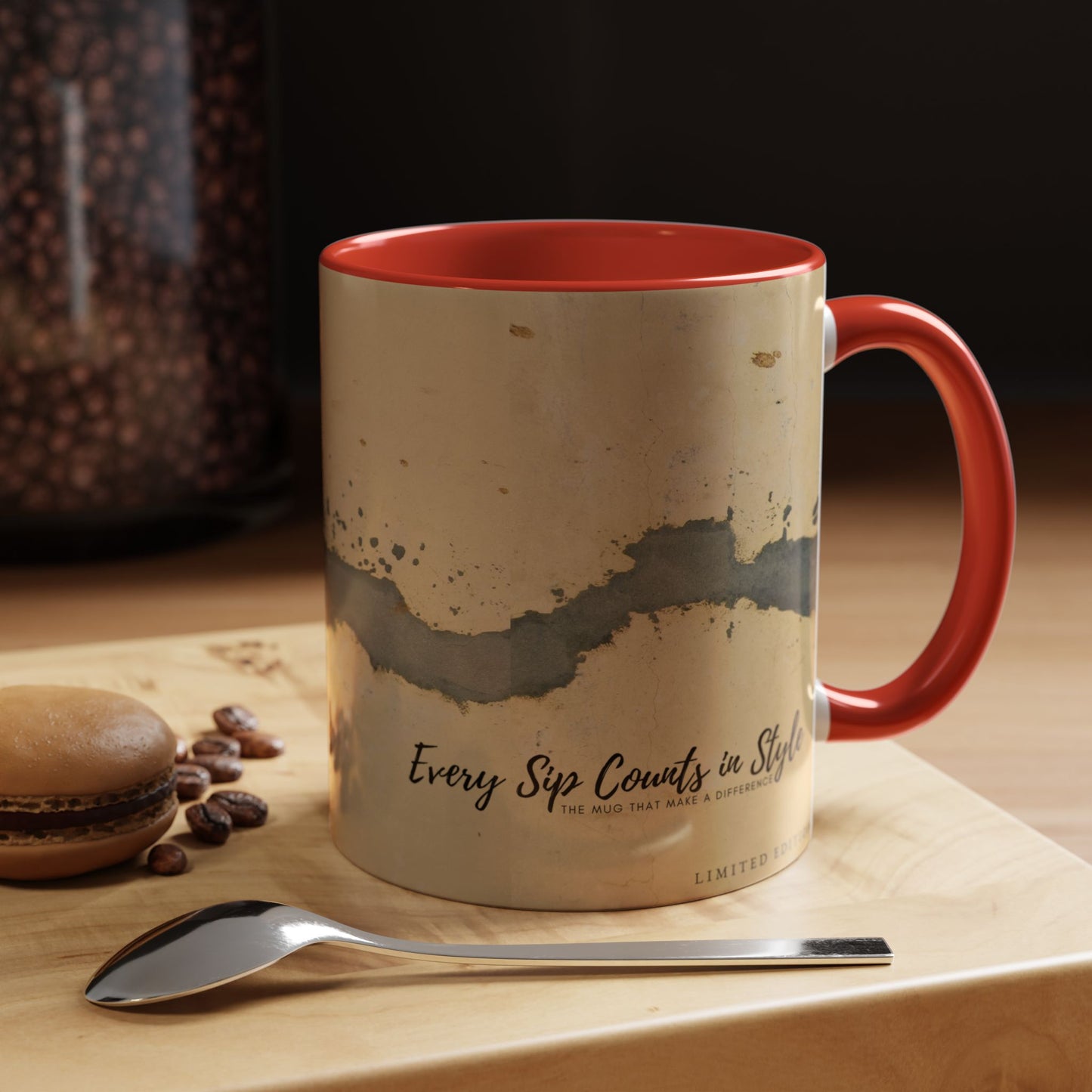 Accent Coffee Mug (11, 15oz) _ N3+ Series ACMUG PT2WW005_ Limited Edition Blend Style & Functionality by WesternWaves: