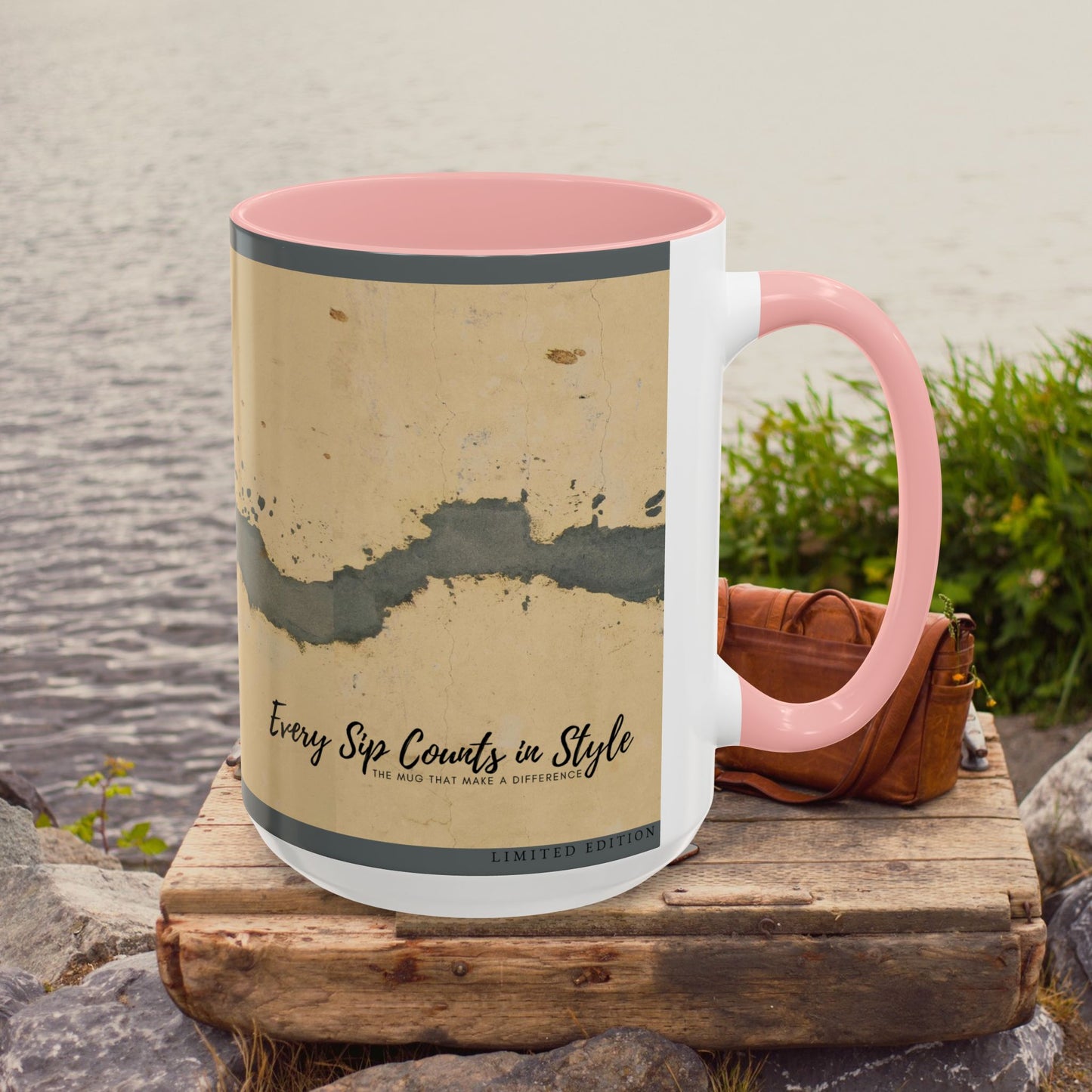 Accent Coffee Mug (11, 15oz) _ N3+ Series ACMUG PT2WW005_ Limited Edition Blend Style & Functionality by WesternWaves: