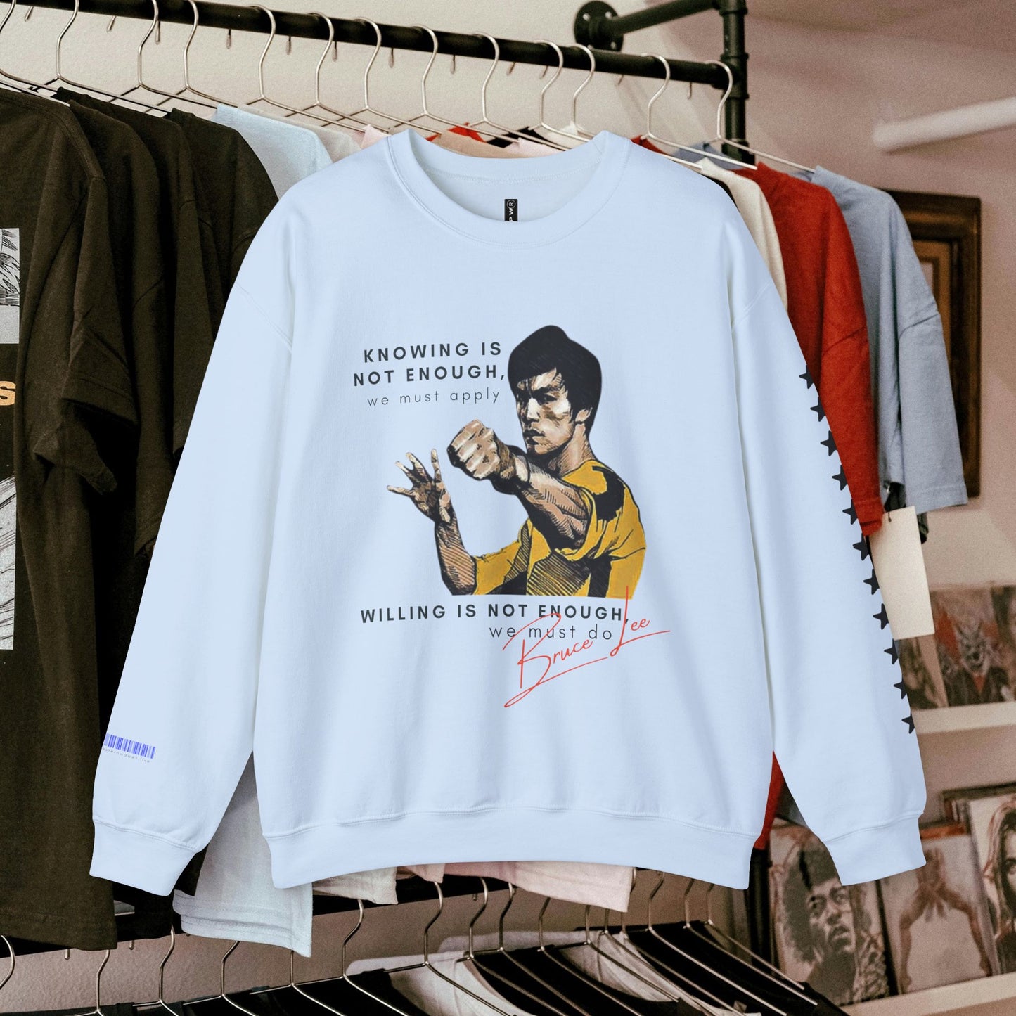 Unisex Heavy Blend™ Crewneck Sweatshirt_ N2+ Sports Series UHBCSS PT2WW008_ Limited Edition ‘Zeztz’ Brand Sports Elements by WesternWaves: