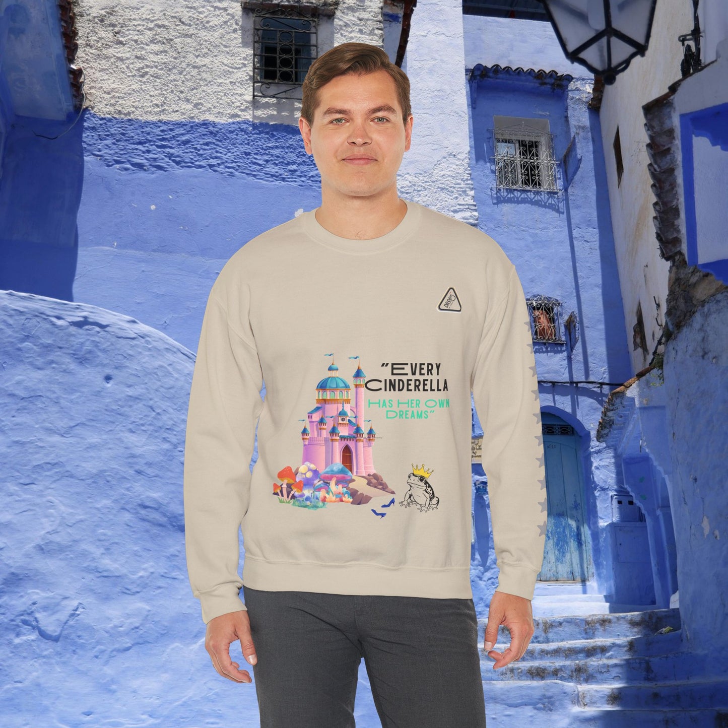 Unisex Heavy Blend™ Crewneck Sweatshirt_ N2 Series UHBCSS PT2WW007_ Limited Edition Pure Luxury By WesternWaves: