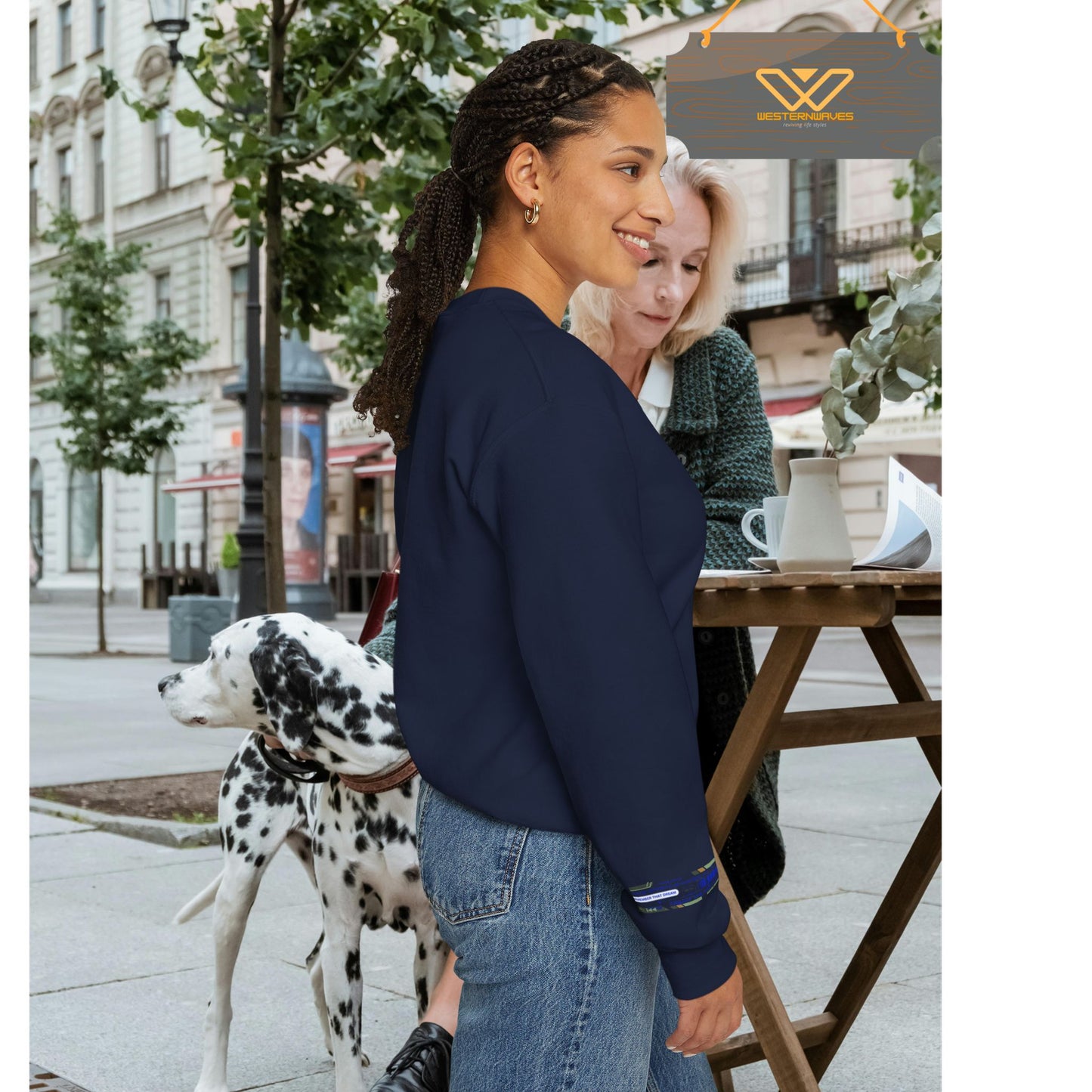 Unisex Heavy Blend™ Crewneck Sweatshirt_ N2+ Series UHBCSS PT2WW037_ Limited Edition Pure Luxury By WesternWaves: