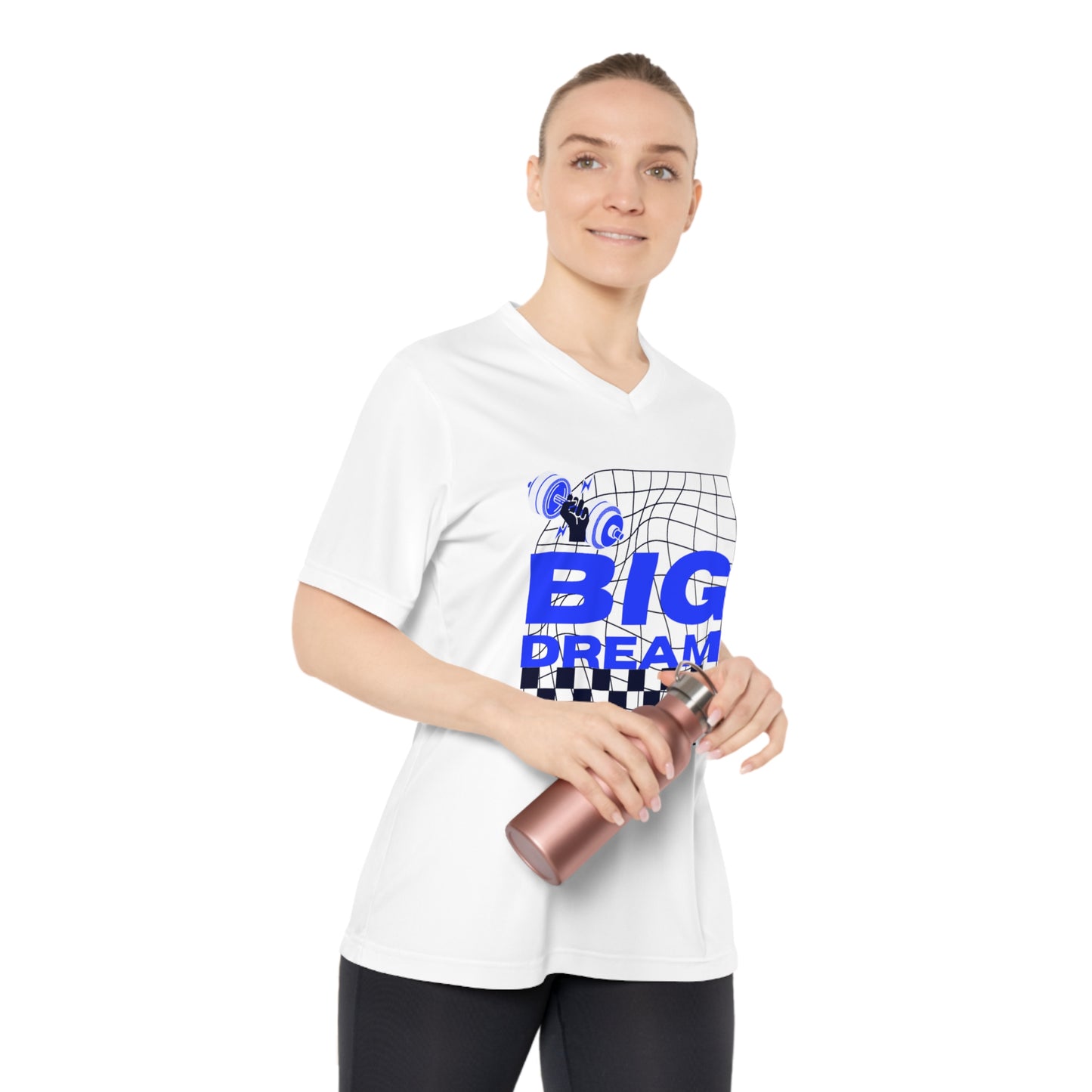 Women's Performance V-Neck T-Shirt_ N3+ Series WPVNTS PT2WW002_ Limited Edition Reliable Companion by WesternWaves: