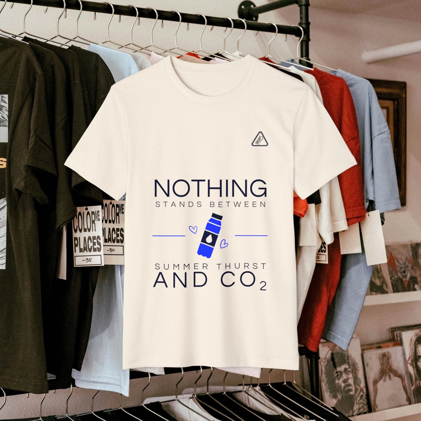 Eco-Friendly Unisex T-Shirt_ N7* Series ECOFUSTS PT2WW001_ Limited Edition Eco-Friendly T-Shirt by WesternWaves:
