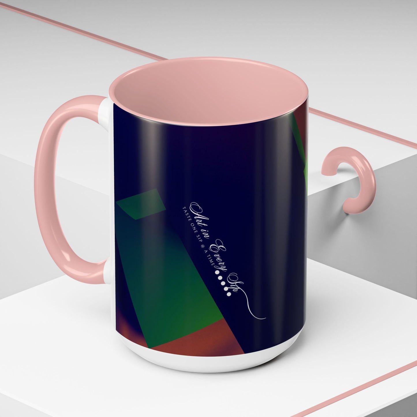 Accent Coffee Mug 11, 15oz_ N3+ Series ACM11OZ PT2WW018_ Limited Edition Perfect Blend of Style by WesternWaves: