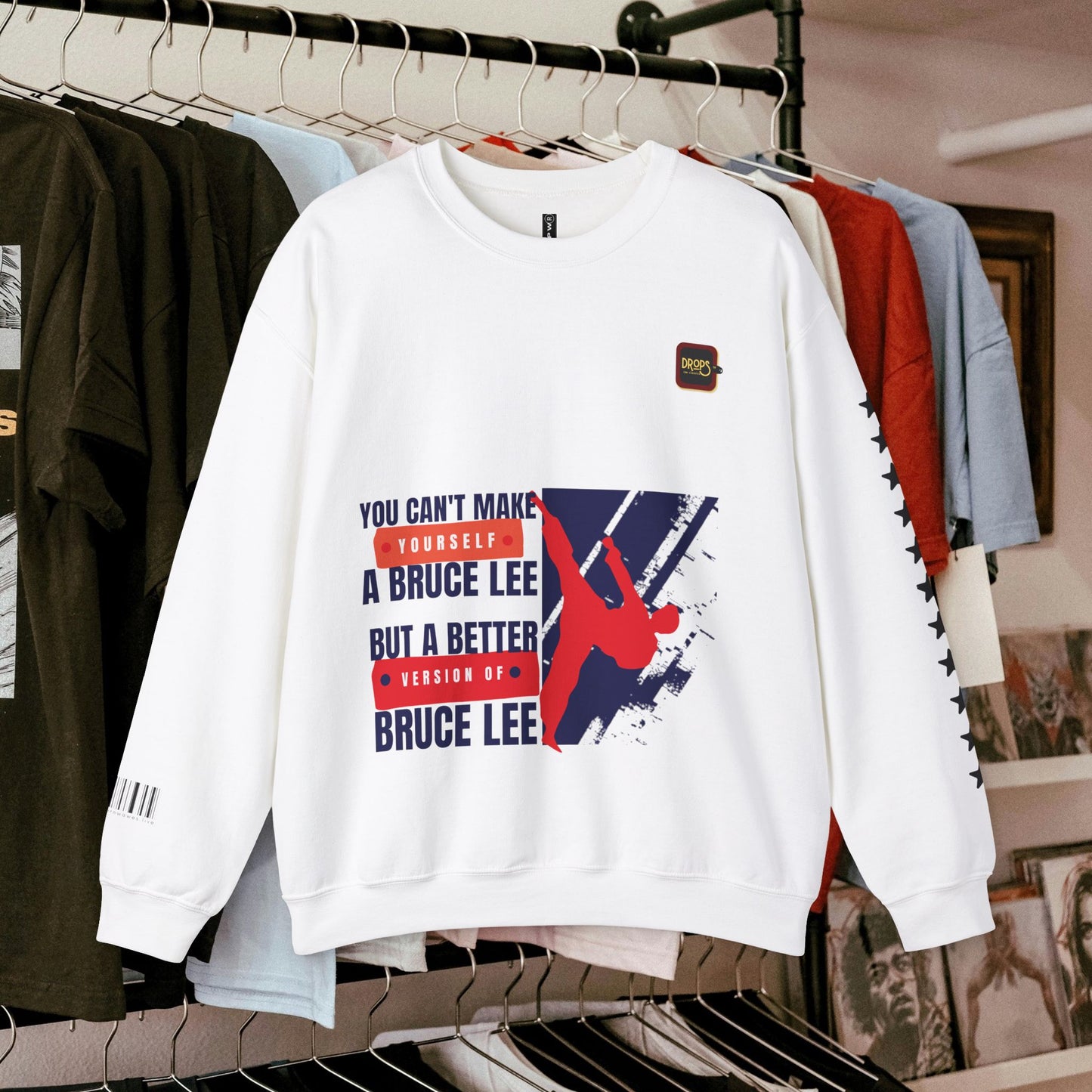 Unisex Heavy Blend™ Crewneck Sweatshirt_ N2 Sports Series UHBCSS PT2WW010_ Limited Edition ‘Zeztz’ Brand Sports Elements by WesternWaves: