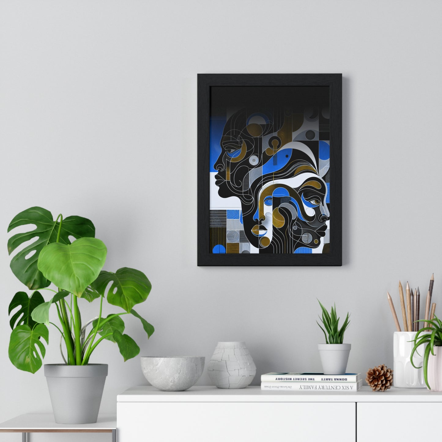 Vertical Framed Poster_ Series N8 VFP PT2WW001_ Limited Edition Home Deco by WesternWaves: