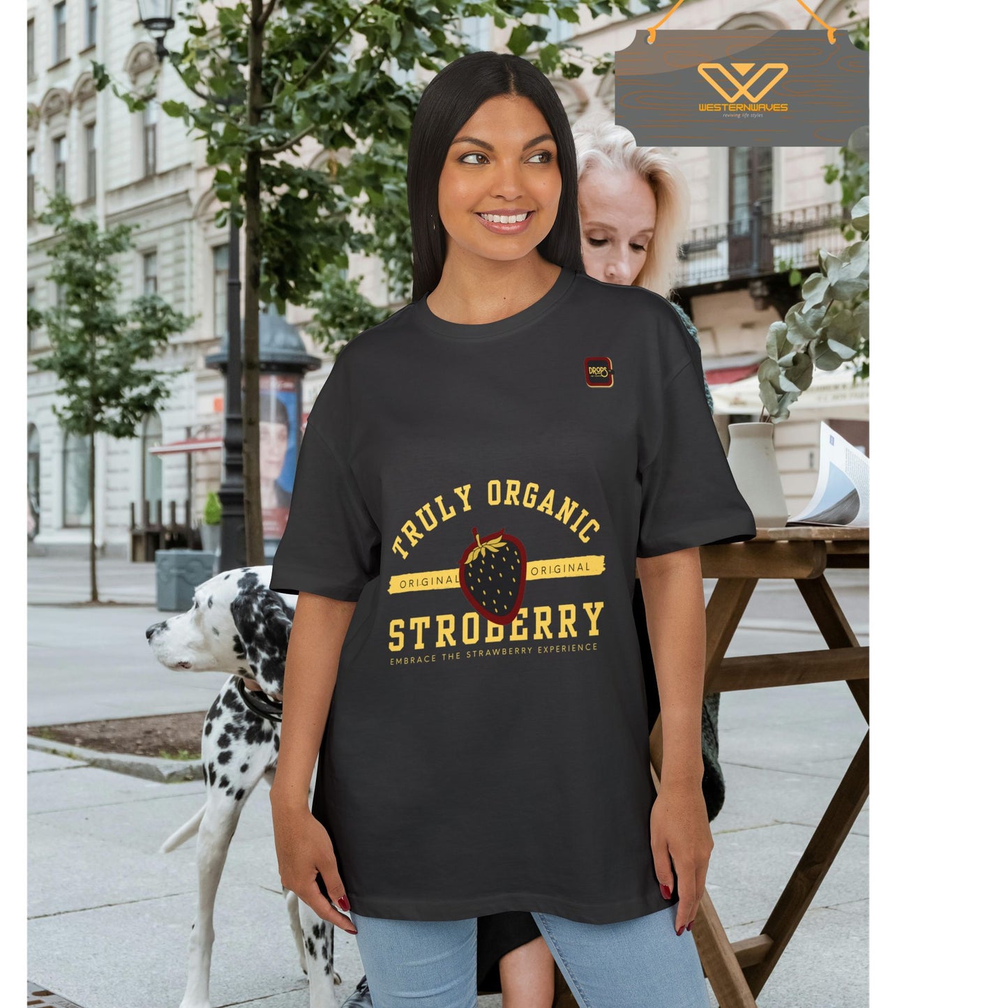 Unisex Oversized Tee_ N6+ Series USOSTEE PT2WW002_ Limited Edition by WesternWaves: