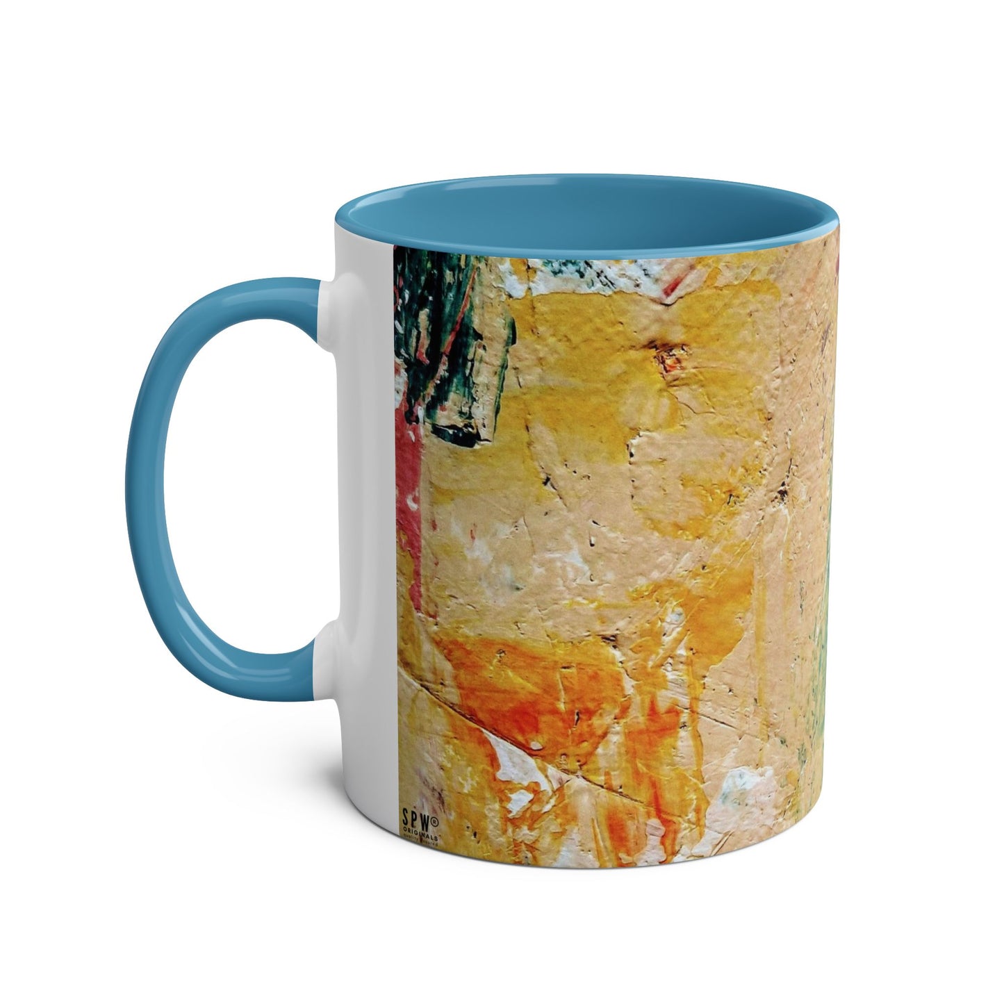 Two-Tone Coffee Mugs, 11oz_ N2+ Series TTCM11OZ PT2WW001_ Limited Edition by SPW of WesternWaves:
