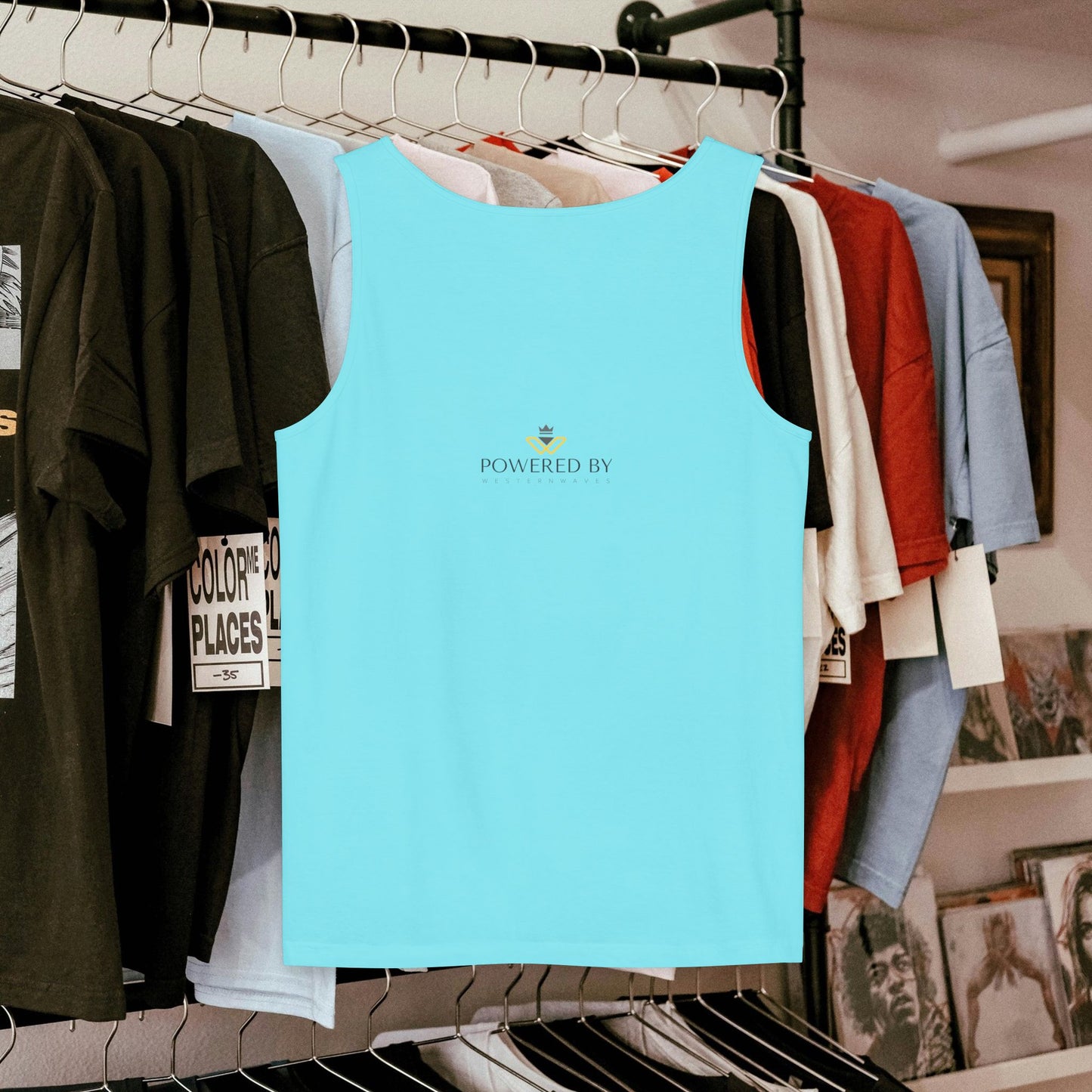 Unisex Garment-Dyed Tank Top_ 27 June 2025_ Limited Edition Summer Sports Apparel by WesternWaves: