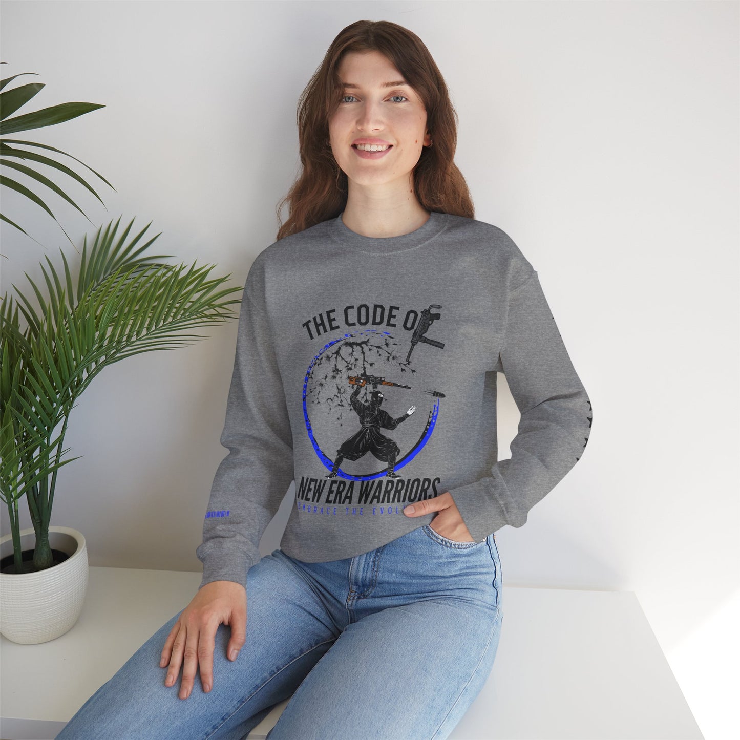 Unisex Heavy Blend™ Crewneck Sweatshirt_ N3+ Series UHBCSS PT2WV010_ Limited Edition Timeless Style by WesternWaves: