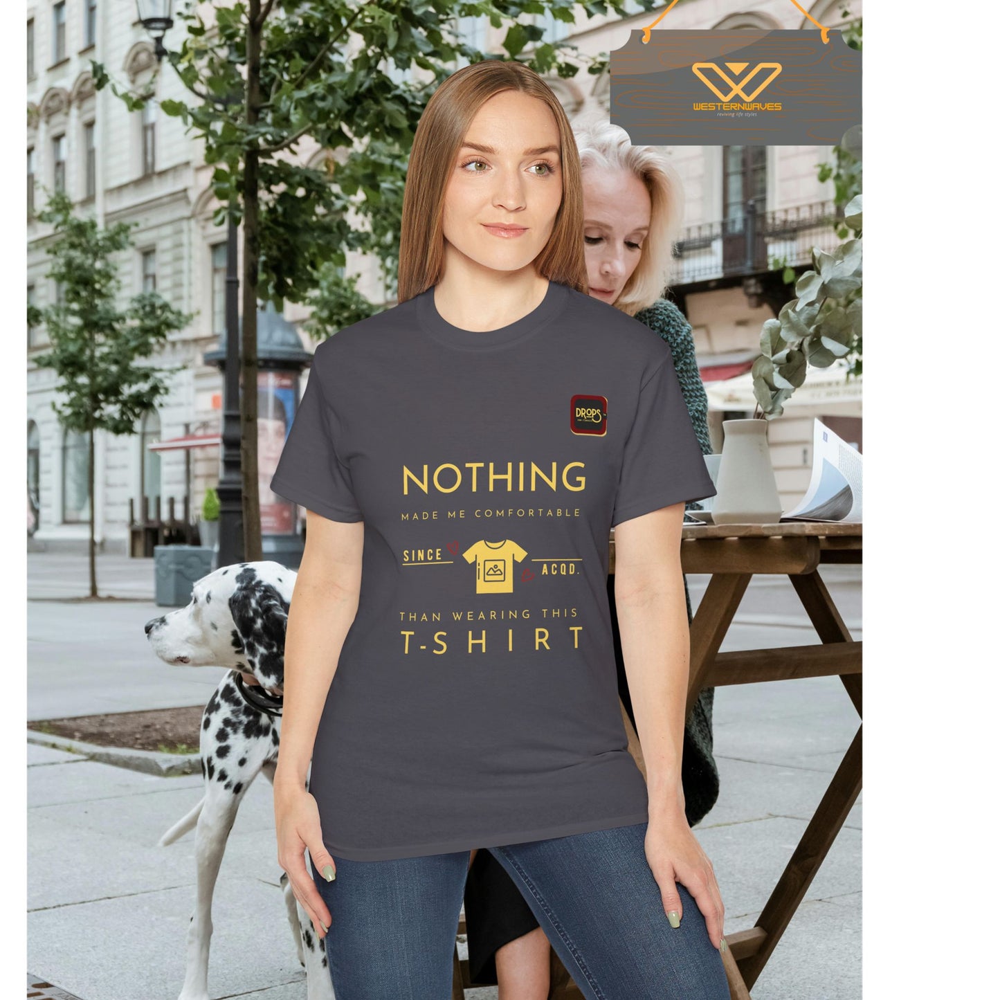 Comfort Graphic Tee_ N7+ Series CGTEE PT2WW001_ Limited Edition by WesternWaves: