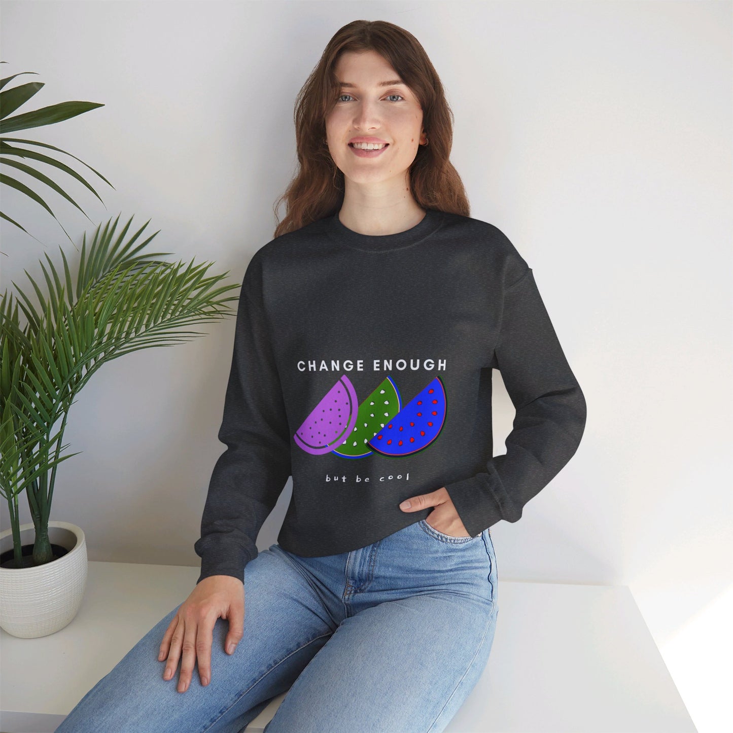 Unisex Heavy Blend™ Crewneck Sweatshirt_ N2+ Series UHBCSS PT2WW003_L imited Edition Pure Luxury for Every Occasion by WesternWaves: