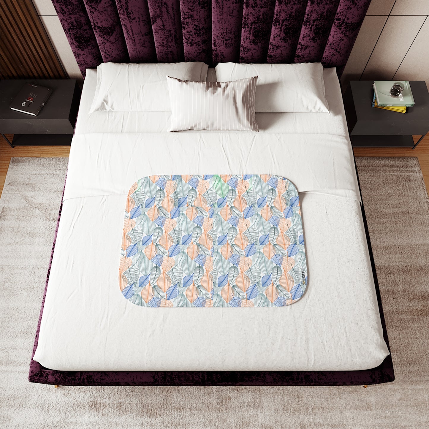 Sherpa Blankets (Two Colors)_ N2 Series SBI2C PT2WW004_ Limited Edition Customizable Design by WesternWaves: