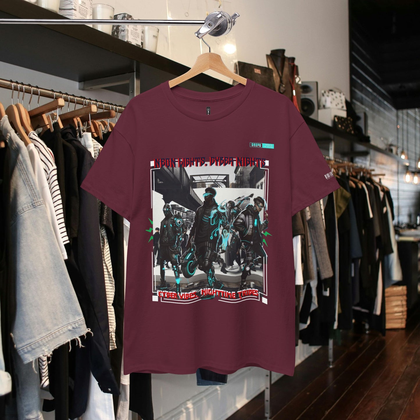 Unisex Heavy Cotton Tee_ N8+ Series USHOSTEE_ PT2WW003_ 01 Oct 2025_ Limited Edition Casual Wear by WesternWaves: