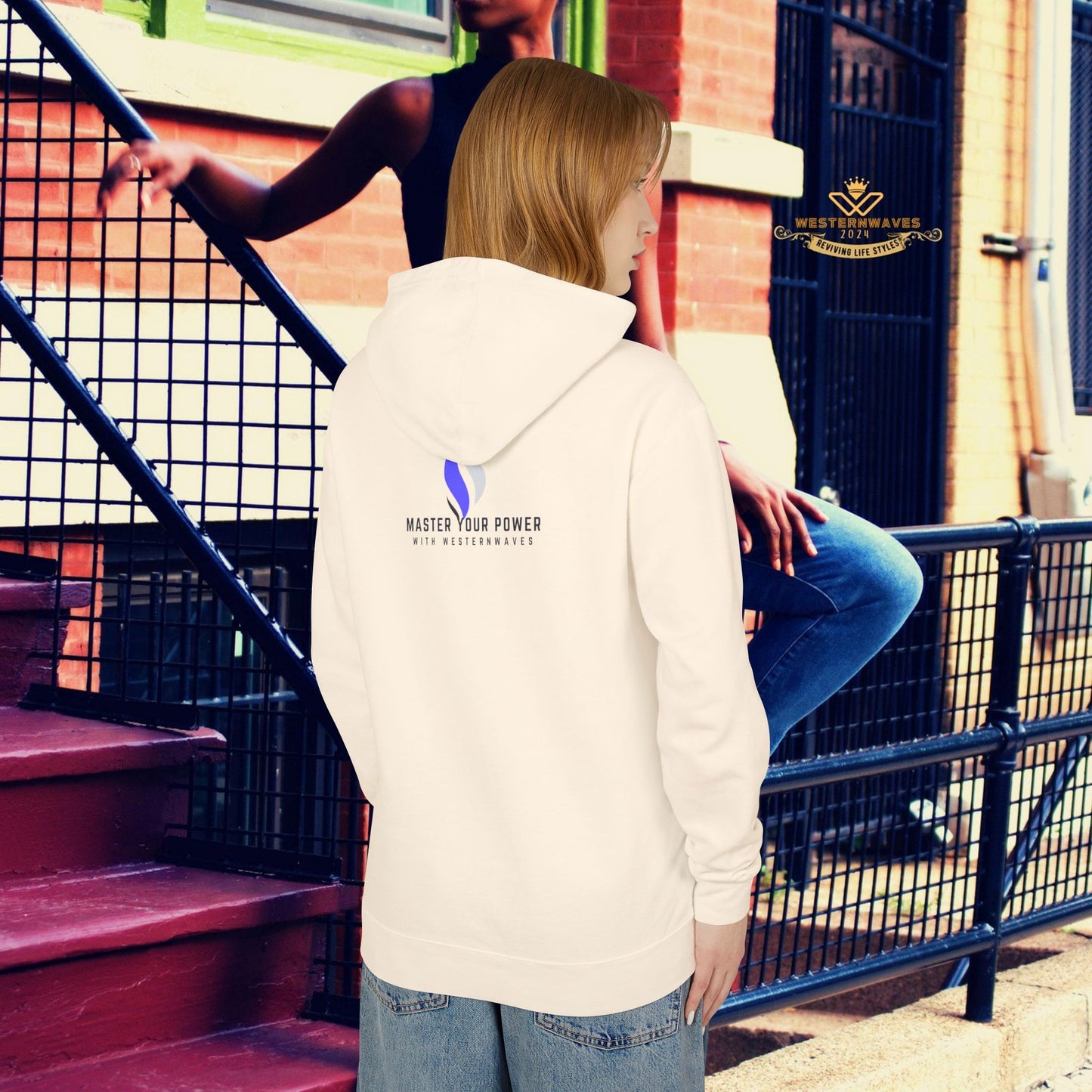 Unisex Lightweight Hooded Sweatshirt – N2+ Series SPW USLWHSS PT2WW014_ Limited Edition Crafted Comfort by WesternWaves:
