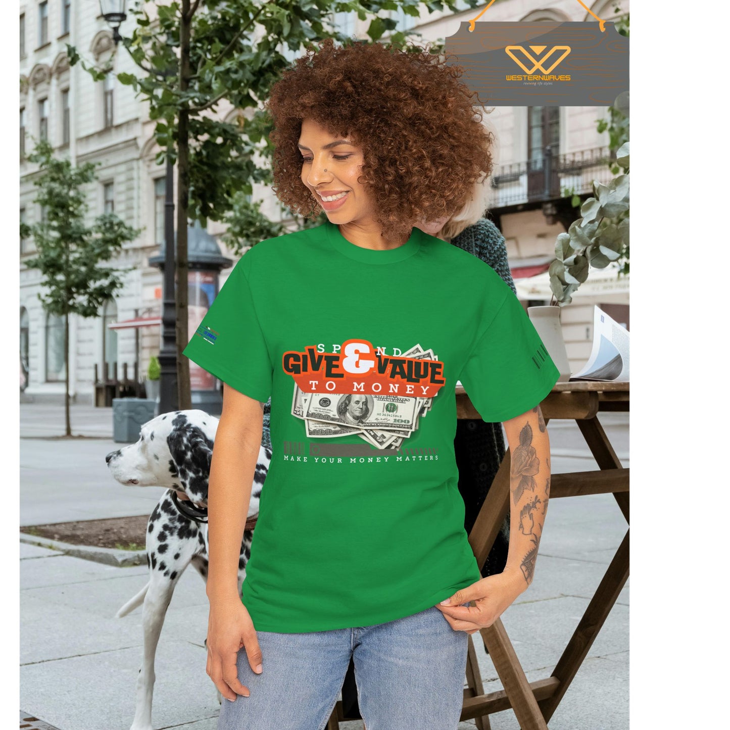 Unisex Heavy Cotton Tee_ Crafted from premium 100% cotton_ N3+ Series UHCT PT2WW013_ Limited Edition Maximum Comfort by WesternWaves: