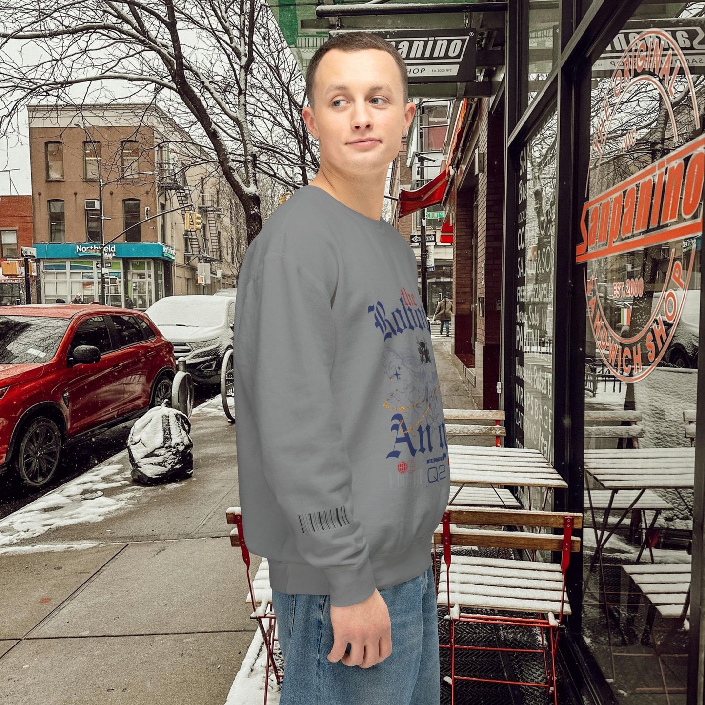 Unisex Lightweight Crewneck Sweatshirt_ N3+ Series ULWCSS PT2WW012_ Limited Edition Unparalleled Quality by WesternWaves: