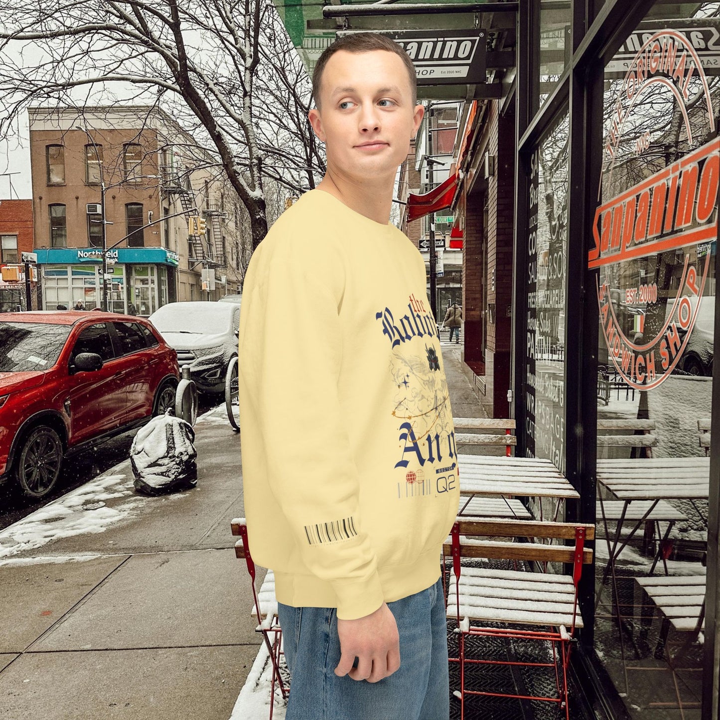 Unisex Lightweight Crewneck Sweatshirt_ N3+ Series ULWCSS PT2WW012_ Limited Edition Unparalleled Quality by WesternWaves: