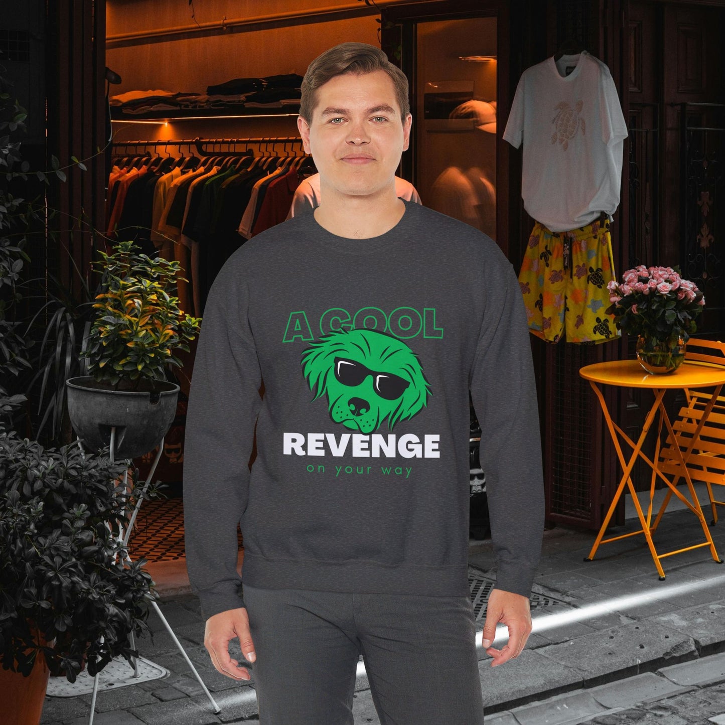 Unisex Heavy Blend™ Crewneck Sweatshirt_ N2+ Series UHBCSS PT2WW024_ Limited Edition Pure Luxury for Every Occasion by WesternWaves: