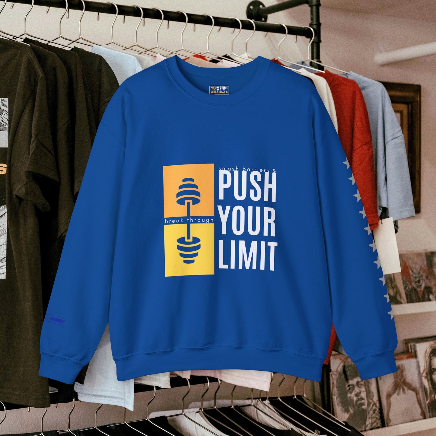 Unisex Heavy Blend™ Crewneck Sweatshirt_ N+ Series UHBCSS PT2WW029_ Limited Edition by WesternWaves: