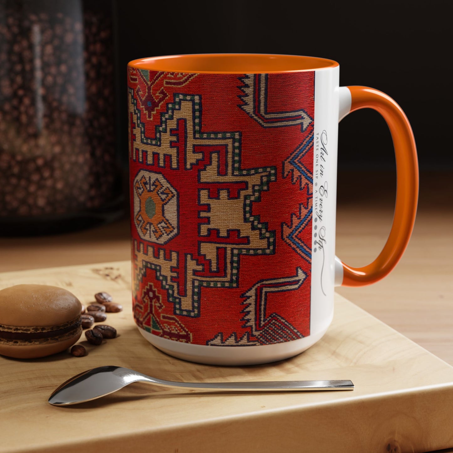 Accent Coffee Mug 11, 15oz_ N3+ Series ACM11OZ PT2WW019_ Limited Edition Perfect Blend of Style by WesternWaves: