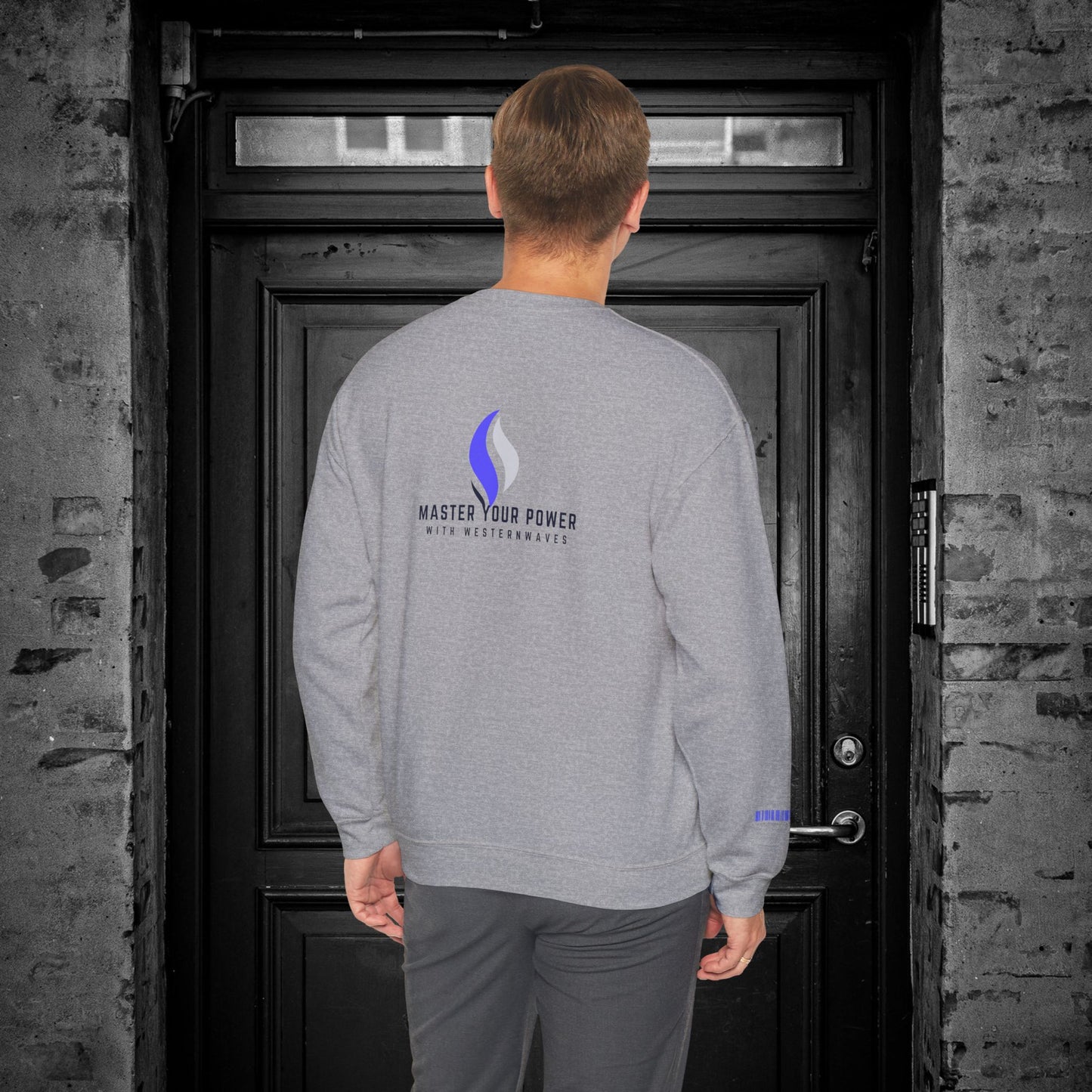 Unisex Heavy Blend™ Crewneck Sweatshirt_ N2+ Series UHBCSS PT2WW028_ Limited Edition Pure Luxury By WesternWaves: