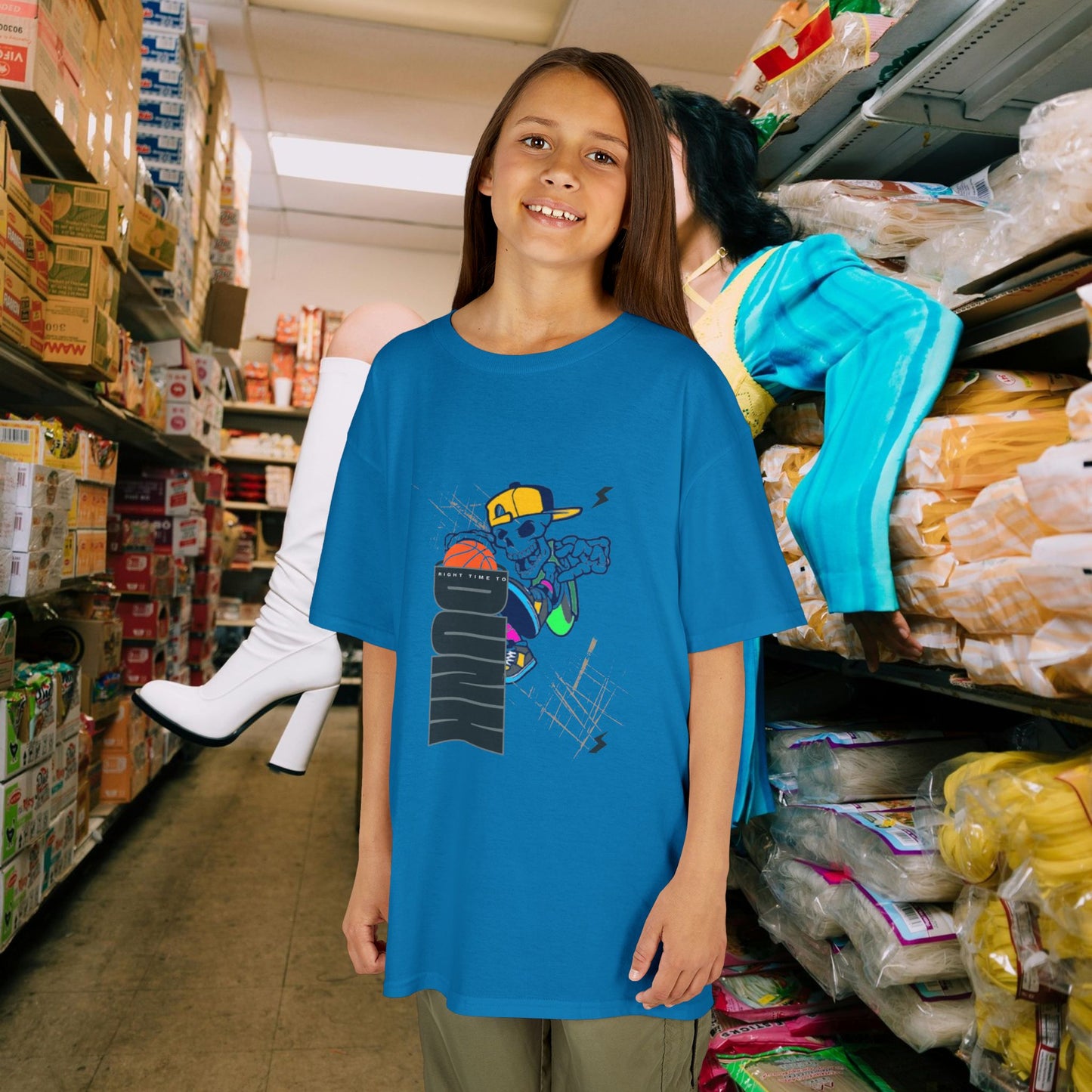 Kids Heavy Cotton™ Tee_ N2+ Series KHCT PT2WW008_ Limited Edition Durable Comfort for Every Adventure by WesternWaves: