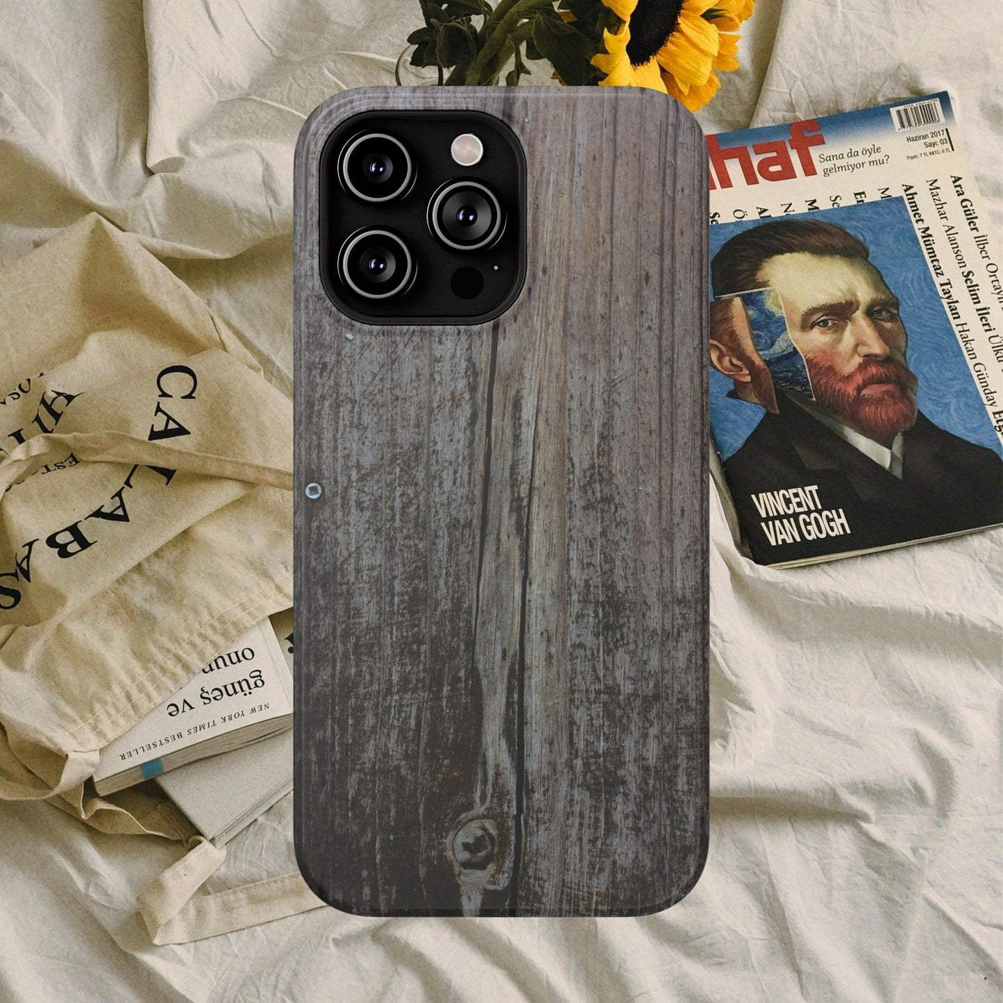 Impact-Resistant Tough Cases_ iPhone Case_ Series N8+ TCPCASE PT2WW006_ Limited Edition Wooden Grain Phone Case for iPhones by WesternWaves: