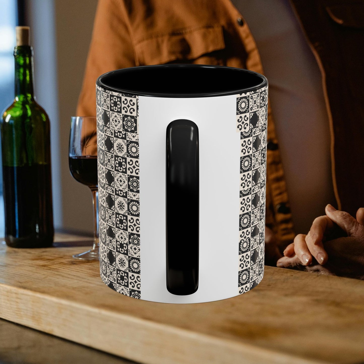 11oz Accent Mug_ N2 Series 11OZACM PT2WW001_ Limited Edition Perfect Blend of Style by WesternWaves: