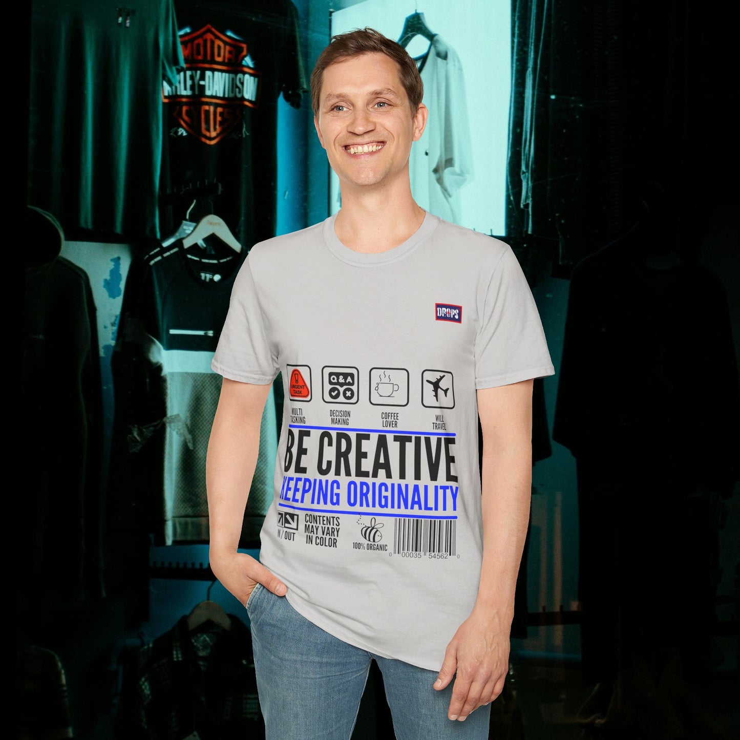 Unisex Softstyle T-Shirt_ N2+ Series USSTS FT2WW007_ Redefine Relaxation Limited Edition by WesternWaves: