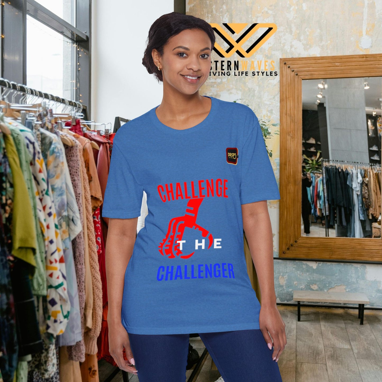Unisex District® Re-Tee®_ N Series USDRR_ PT2WW002_ Sustainable Style by WesternWaves: