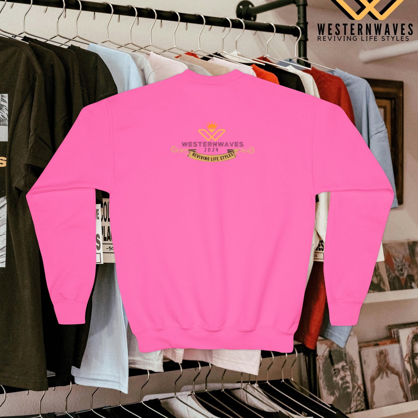 Youth Crewneck Sweatshirt_ N2+ Series YCNSS PT2WW002_ Limited Edition Perfect Companion for the School, Sports & Casual hangouts by WesternWaves: