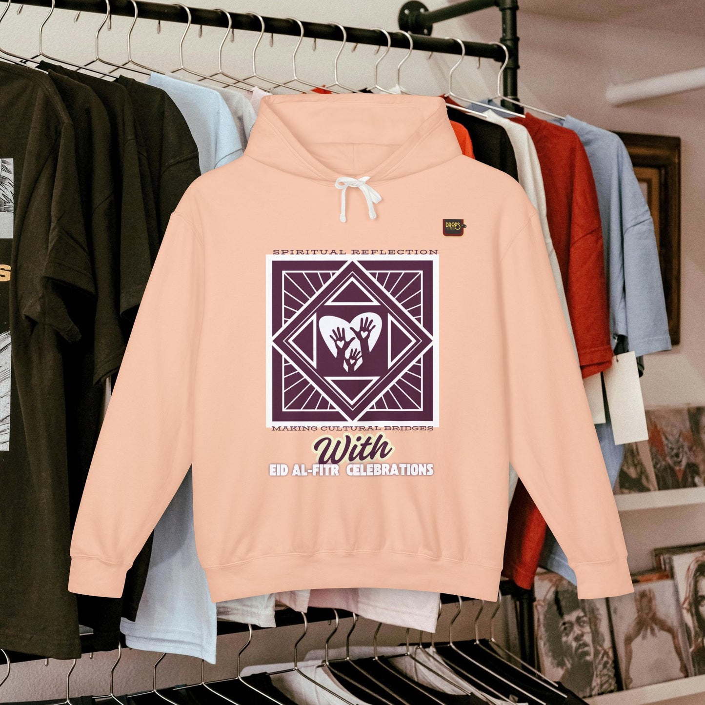 Unisex Lightweight Hooded Sweatshirt – N2+ Series USLWHSS PT2WW023_ Limited Edition Crafted Comfort by WesternWaves: