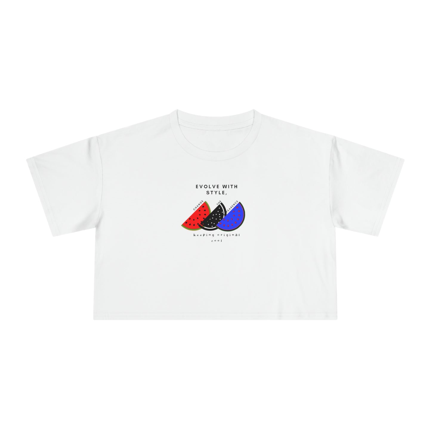 Women’s Cropped Tee_ N+ Series WCT PT2WW001_ WesternWaves Limited Edition by WesternWaves: