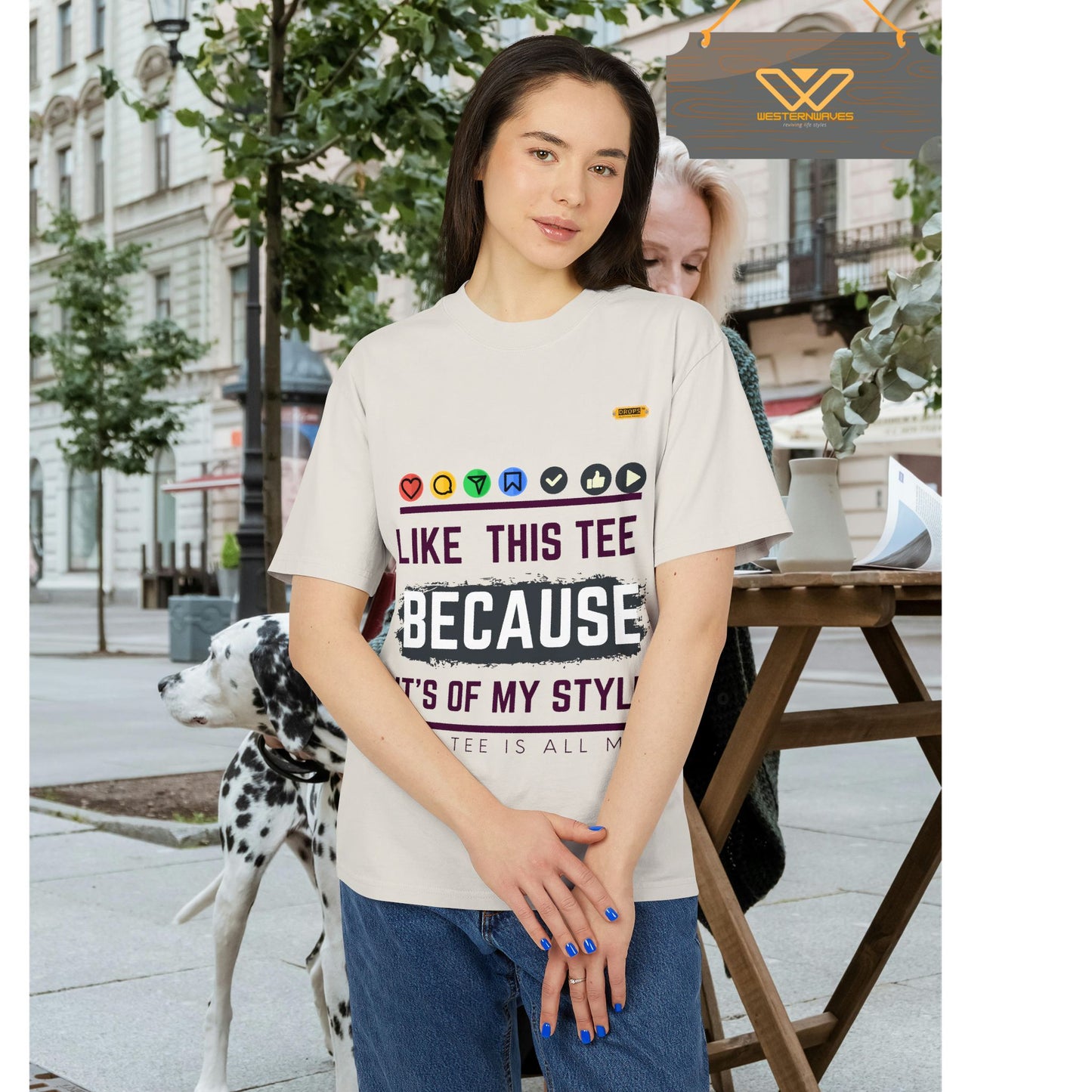 Unisex Heavy Faded Tee_ N8* Series USHFTEE PT2WW017_ Limited Edition Heavy Faded Tee by WesternWaves:
