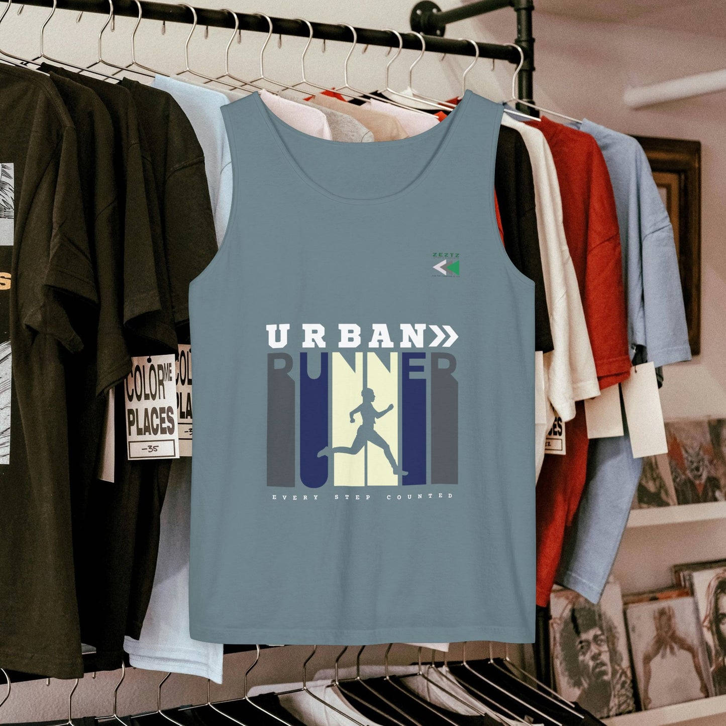 Unisex Garment-Dyed Tank Top_ 27 June 2025_ Limited Edition Summer Sports Apparel by WesternWaves: