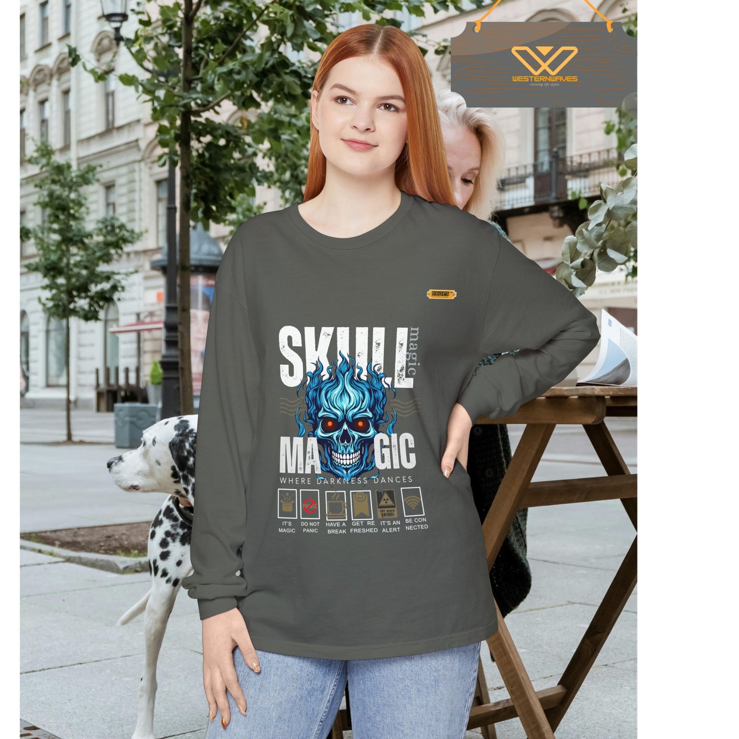 Unisex Long Sleeve T-Shirt_ N7 Series USLSTSHIRT PT2WW002_ Limited Edition Trendy Vibes by WesternWaves: