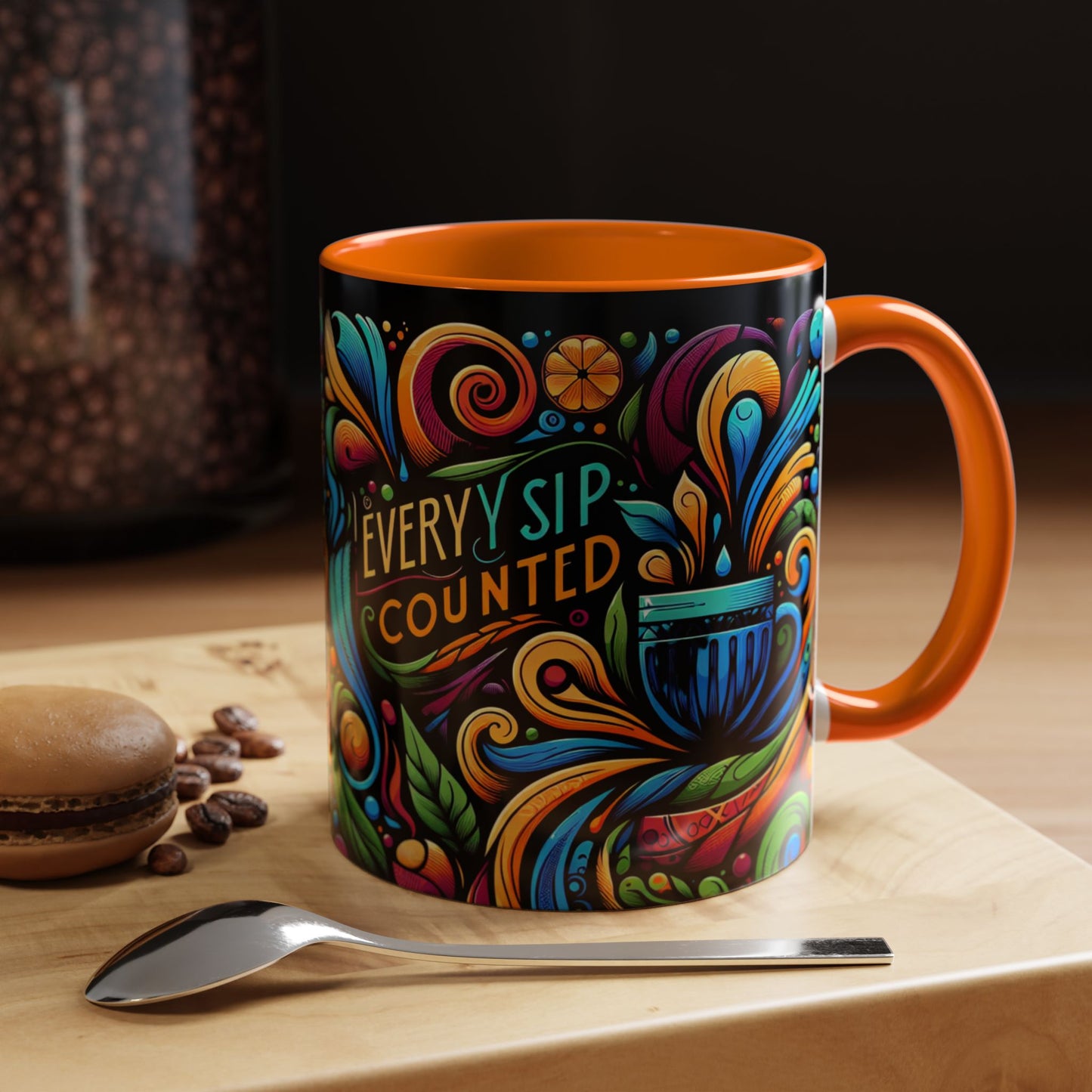 Accent Coffee Mug 11_ N3* Series ACM11OZ PT2WW022_ Limited Edition Perfect Blend of Style by WesternWaves: