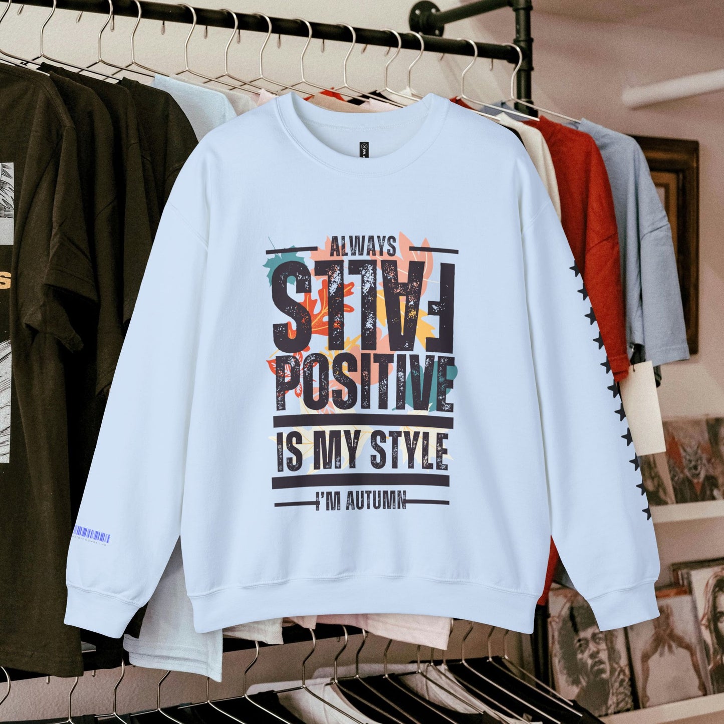 Unisex Heavy Blend™ Crewneck Sweatshirt_ N2+ Series UHBCSS PT2WW027_ Limited Edition Pure Luxury By WesternWaves: