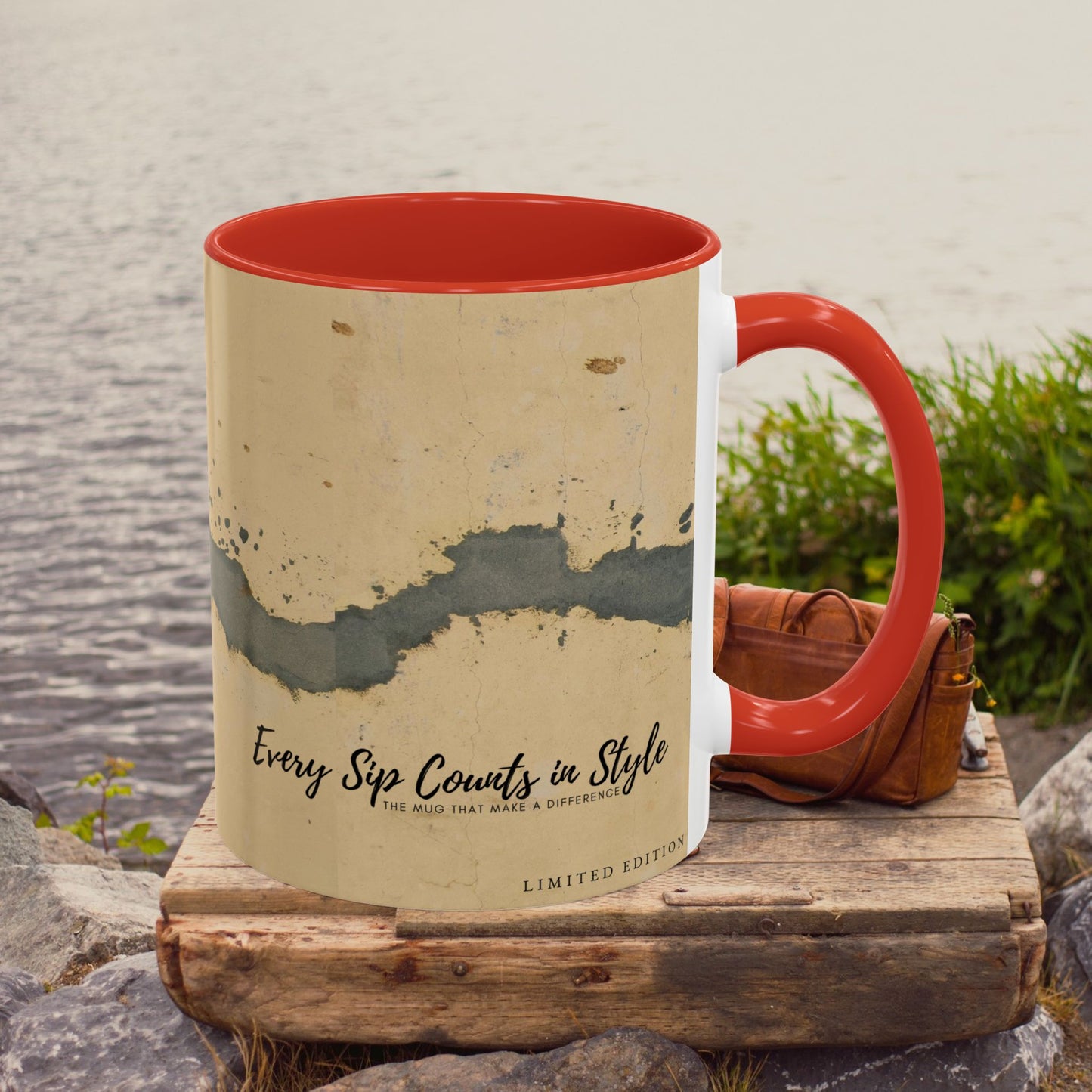 Accent Coffee Mug (11, 15oz) _ N3+ Series ACMUG PT2WW005_ Limited Edition Blend Style & Functionality by WesternWaves: