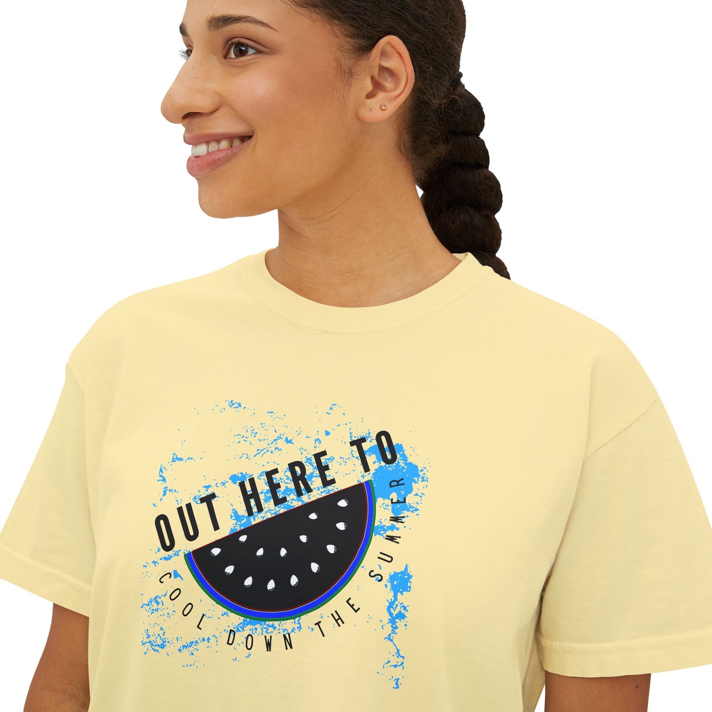 Women's Boxy Tee – N Series WBTEE PT2WW003_ limited edition Ethical Cotton Comfort by WesternWaves: