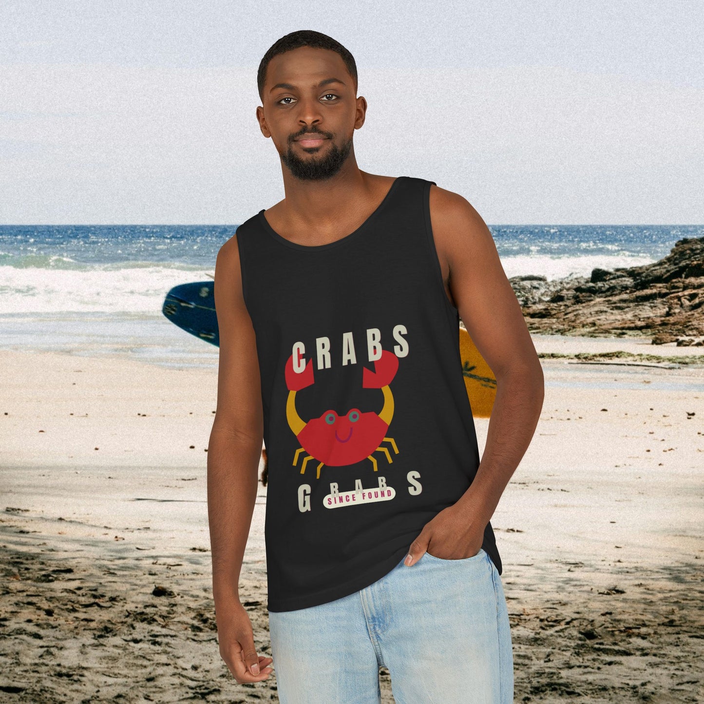 Unisex Garment-Dyed Tank Top_ N2+ Series USGDTT PT2WW012_ Limited Edition Comfort & Style by WesternWaves: