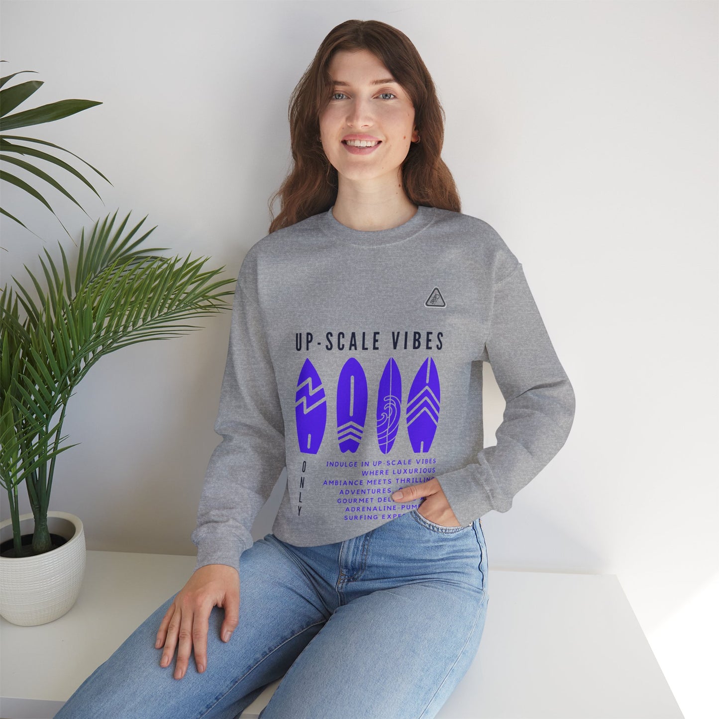 Unisex Heavy Blend™ Crewneck Sweatshirt_ N2 Series JBRW PT2WW001_Limited Edition Pure Luxury by WesternWaves: