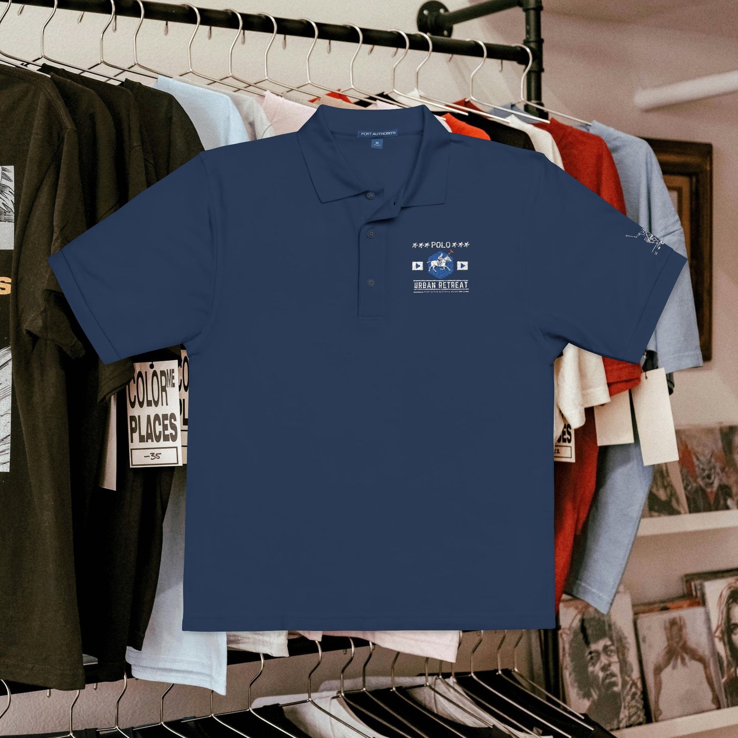 Unisex Polo Shirt_ Series N8+ USPS PT2WW001_ 11 Sep 2025_ Limited Edition Casual Wear by WesternWaves: