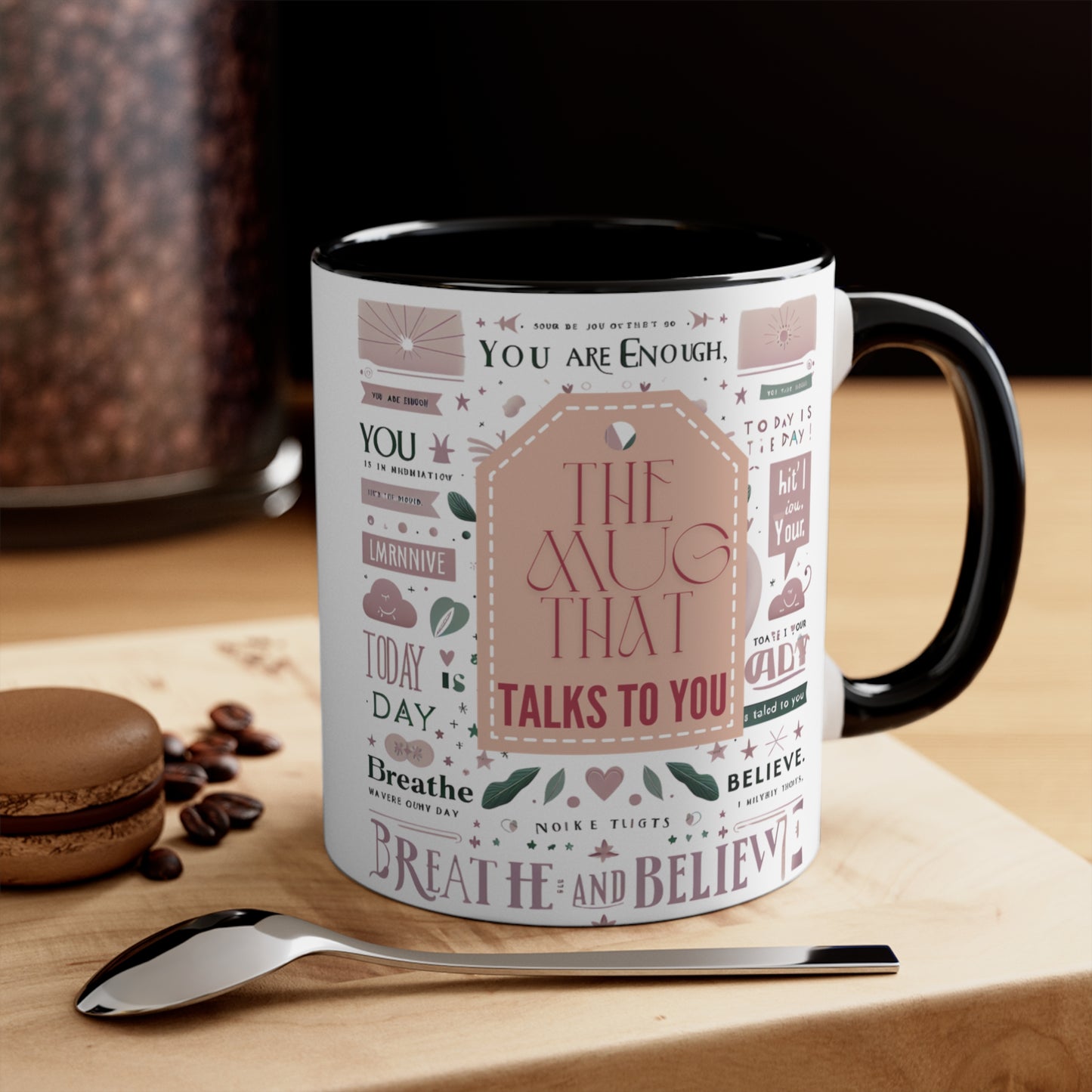 Accent Mug 11oz_ N8* Series AMUG PT2WW001_ LImited Edition School/Office Desktop Special by WesternWaves:
