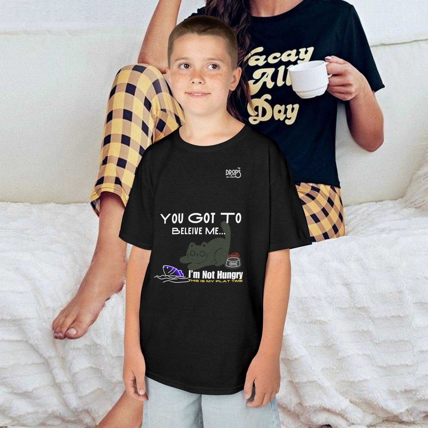Kids Heavy Cotton™ Tee_ N2 Series KHCT PT2WW0011_ Limited Edition Durable Comfort for Every Adventure by WesternWaves: