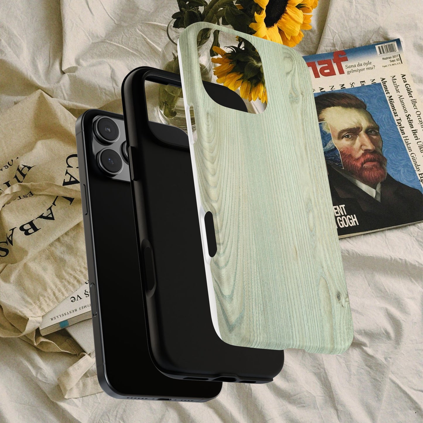 Tough Cases_ iPhone Case_ Series N8+ TCPCASE PT2WW005_ Limited Edition Wooden Grain Phone Case for iPhones by WesternWaves_