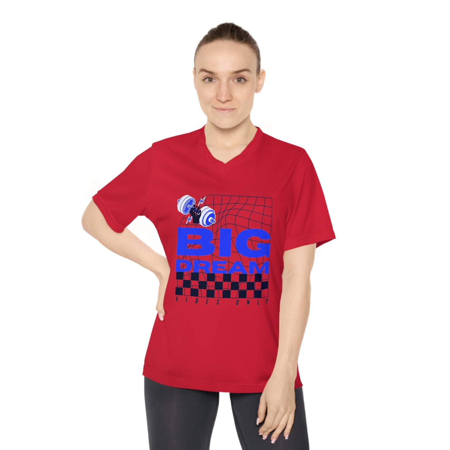 Women's Performance V-Neck T-Shirt_ N3+ Series WPVNTS PT2WW002_ Limited Edition Reliable Companion by WesternWaves: